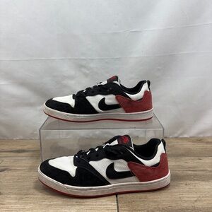 NIKE SB ALLEYOOP MENS‎ SIZE 9 CJ0882 102 SNEAKERS WHITE/BLACK/RED